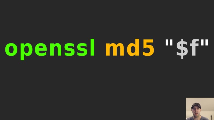 Get the MD5 Hash of a File with OpenSSL — Nick Janetakis