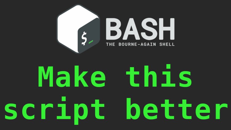 How Would You Improve This Shell Script? — Nick Janetakis