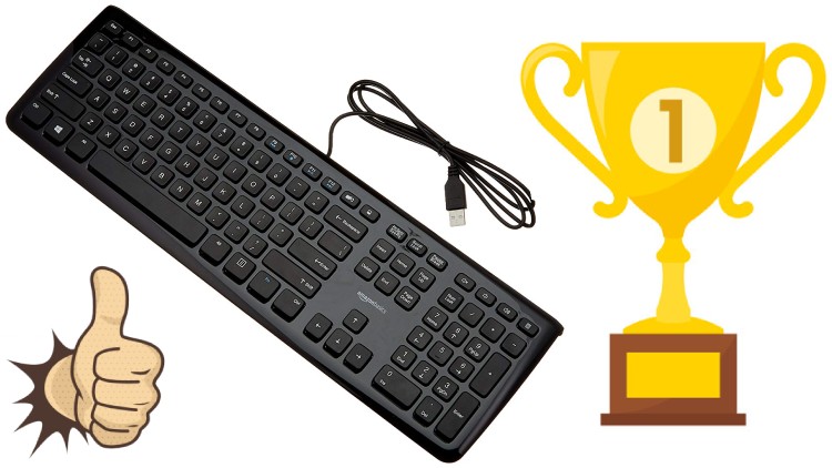 Basics Low-Profile Wired USB Keyboard Review